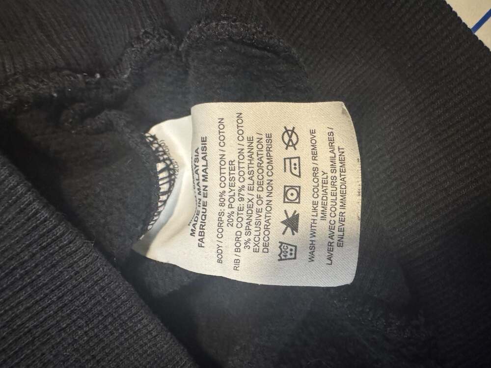 Nike Script Logo Black Crewneck Sweatshirt Size XS - Picture 5 of 9